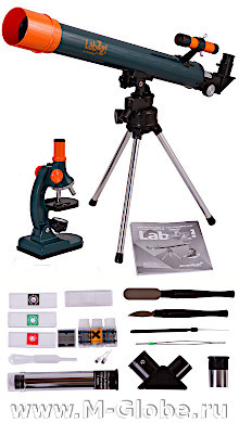 Набор Levenhuk LabZZ MTВ2: микроскоп, телескоп, артикул № 854