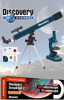 Набор Discovery Scope 2: микроскоп, телескоп, артикул № 856
