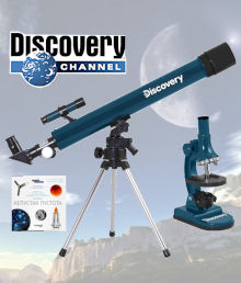 Набор Discovery Scope 2: микроскоп, телескопь